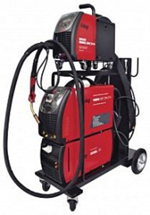 FUBAG INMIG 500T DW SYN + DRIVE INMIG DW + Шланг пакет 5м + горелка FB 500 3m + блок жидкостного охлаждения Cool 70 + тележка
