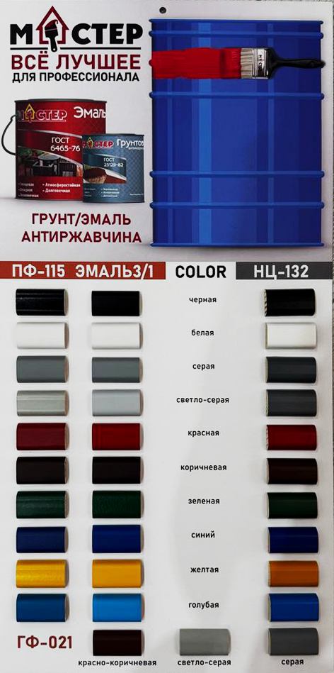 Эмаль МАСТЕР ПФ-115, защитная (ХАКИ/ОЛИВА) — изображение 2