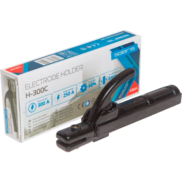 Электрододержатель Solaris H-500С в кор. (номин. 400 А; макс. 500 А)