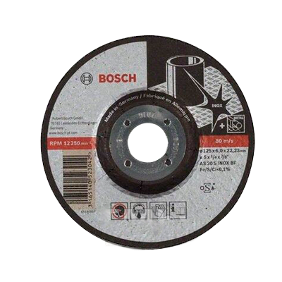 Круг обдирочный Bosch 125x6x22.2 для нержавейки