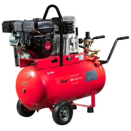 Компрессор BP 3600/100/6 (360 л/мин_100л_10бар_4.4 кВт_бензин)