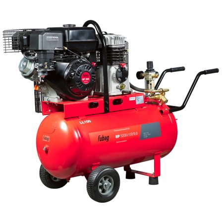 Компрессор BP 5200/100/9.8 (520 л/мин_100л_10бар_7.2 кВт_бензин)