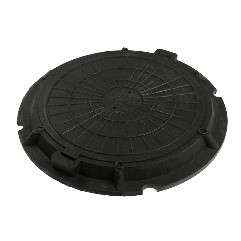 Люк полимерно-песчаный тип «Л» (садовый облегченный)  нагрузка 3 т. Вес: 18-20кг. Цвета: серый, зеленый.